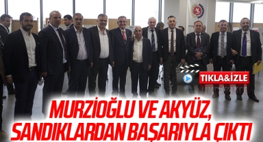 Murzioğlu ve Akyüz, sandıklardan başarıyla çıktı