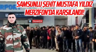 Samsunlu şehit Mustafa Yıldız memleketine uğurlandı