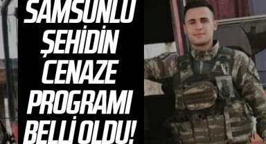 Samsunlu şehit Piyade Uzman Çavuş Mustafa Yıldız'ın cenaze programı belli oldu