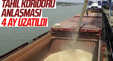 Tahıl koridoru anlaşması 4 ay uzatıldı