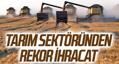 Tarım sektöründen rekor ihracat