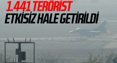 Teröre 'Pençe' darbesi: 1.441 terörist etkisiz hale getirildi