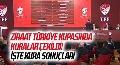 Ziraat Türkiye Kupasında Kuralar Çekildi! İşte Kura Sonuçları