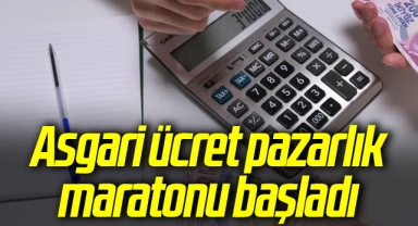 Asgari ücret pazarlık maratonu başladı