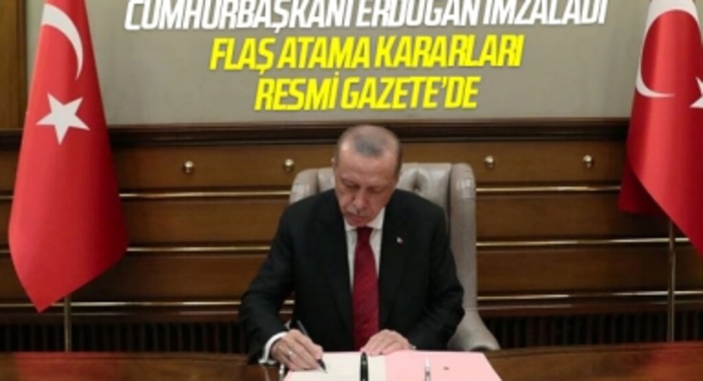 Cumhurbaşkanı Erdoğan imzaladı! Atama kararları Resmi Gazete'de