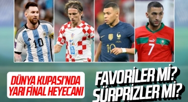 Dünya Kupası'nda yarı final heyecanı bugün başlıyor