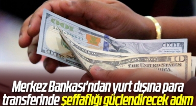 Merkez Bankası'ndan yurt dışına para transferinde şeffaflığı güçlendirecek adım