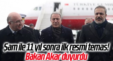 SON DAKİKA | Şam ile 11 yıl sonra ilk resmi temas! Bakan Akar duyurdu: Mutabakata vardık