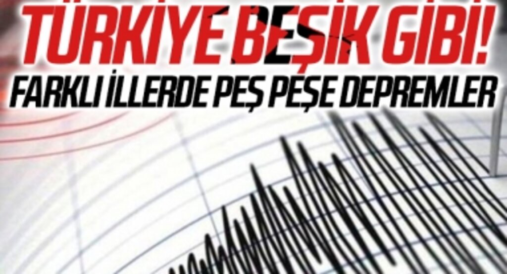 SON DAKİKA | Türkiye beşik gibi! Deprem haberleri peş peşe geldi: Çanakkale, Aydın, Osmaniye... (AFAD-Kandilli son depremler)