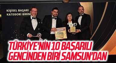 Türkiye'nin 10 başarılı gencinden biri Samsun'dan