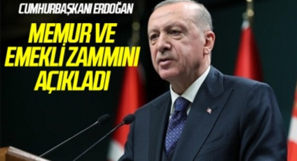 Son dakika memur ve emekli zammı haberi: Cumhurbaşkanı Erdoğan canlı yayında yeni emekli ve memur zammı için refah payını duyurdu! Polis, öğretmen, hemşire maaşları arttı