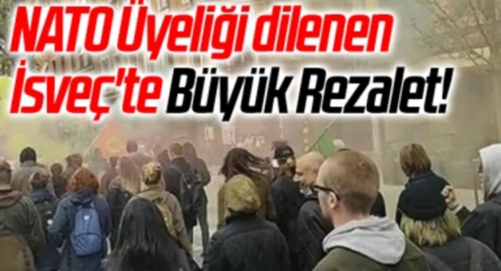 İsveç’teki görüntüye Türkiye’den sert tepkiler