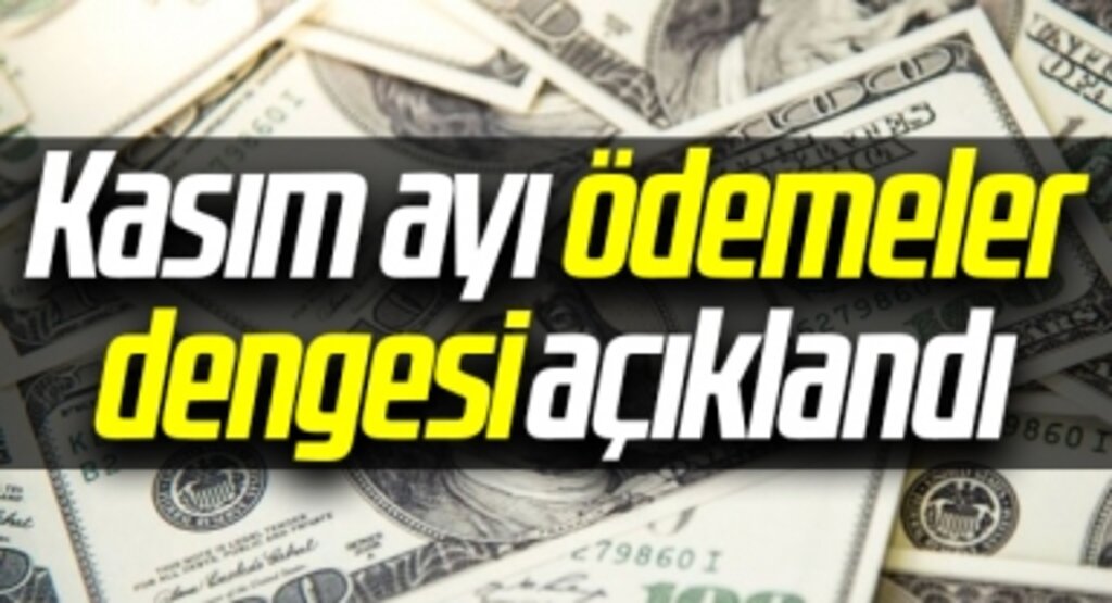 Kasım ayı ödemeler dengesi açıklandı