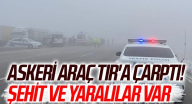 Konya'da askeri aracın tıra çarpması sonucu 2 asker şehit oldu, 2 asker yaralandı