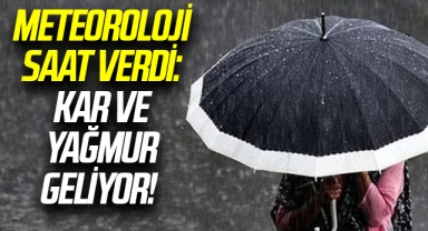 Meteoroloji saat verdi: Kar ve yağmur geliyor! 4 Ocak Çarşamba Samsun hava durumu