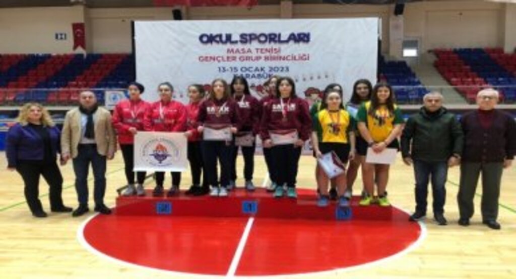 Okul Sporları Masa Tenisi Grup Müsabakaları Karabük'te tamamlandı