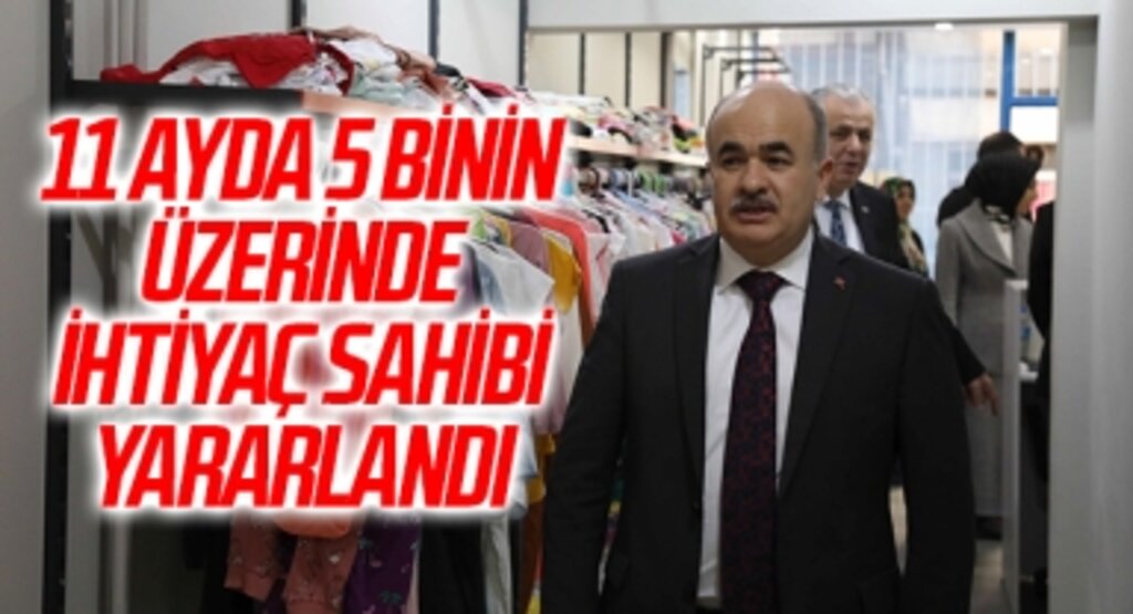 Samsun'daki sosyal marketten 11 ayda 5 binin üzerinde ihtiyaç sahibi yararlandı