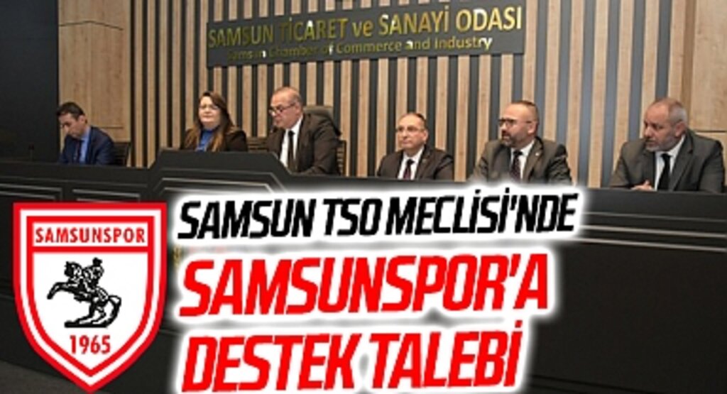 Samsun TSO Meclisi'nde Samsunspor'a Destek Talebi