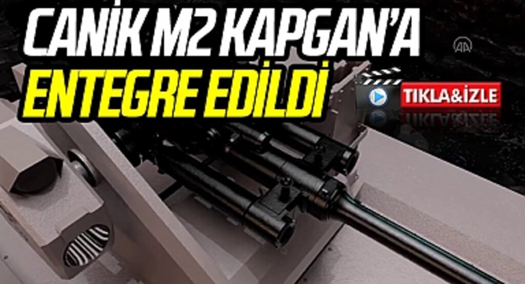 Samsun Yurt Savunmanın Geliştirdiği Canik M2, Kapgan'a Entegre Edildi