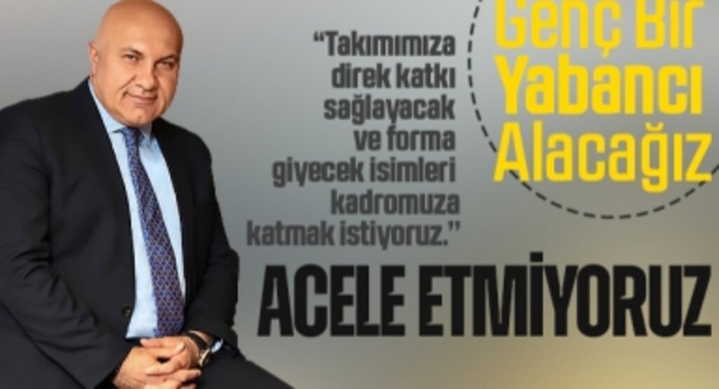 Samsunspor Başkanı Yüksel Yıldırım: Genç Bir Yabancı alacağız