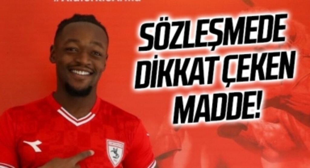 Samsunspor'un yeni transferi Moussa Guel'in sözleşmesinde dikkat çeken madde!