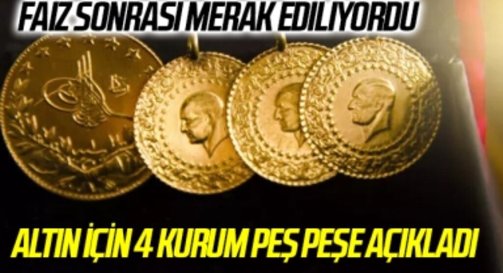 SON DAKİKA | Ons ve gram altın için 4 kurum peş peşe açıkladı: Mart'ta başlayacak, Mayıs'ta sona erecek! (Gram, çeyrek, 22 ayar bilezik, Cumhuriyet altını bugün ne kadar?)