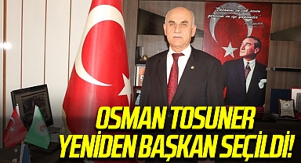 Bafra Ziraat Odası Başkanlığına yeniden Osman Tosuner seçildi