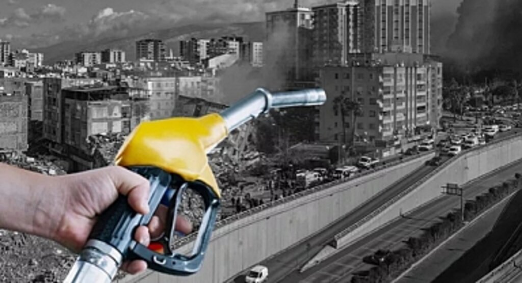 Deprem bölgesinde benzin ve motorine 1.30 TL indirim