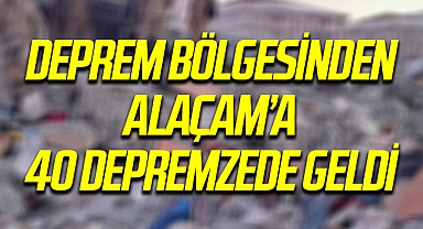 Deprem Bölgesinden Samsun'a 40 Depremzede Geldi