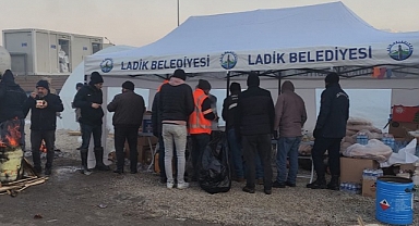 Deprem bölgesine Ladik'ten yardımlar sürüyor