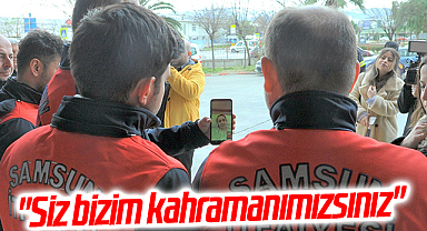 Enkazdan kendisini çıkaran itfaiye ekibini görüntülü arayarak teşekkür etti