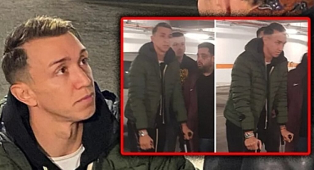 Koltuk değnekleriyle geldi! Fernando Muslera, depremzedeler için yardım toplanan bölgeye gitti...