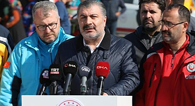 Sağlık Bakanı Koca: Deprem bölgesinde salgın hastalık riski kontrol altında