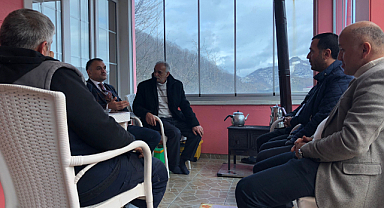 Salıpazarı Belediye Başkanı Akgül'den depremzedelere ziyaret