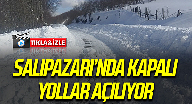 Salıpazarı’nda Kapalı Yollar Açılıyor