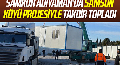 SAMKON Adıyaman’da Samsun Köyü Projesiyle Takdir Topladı