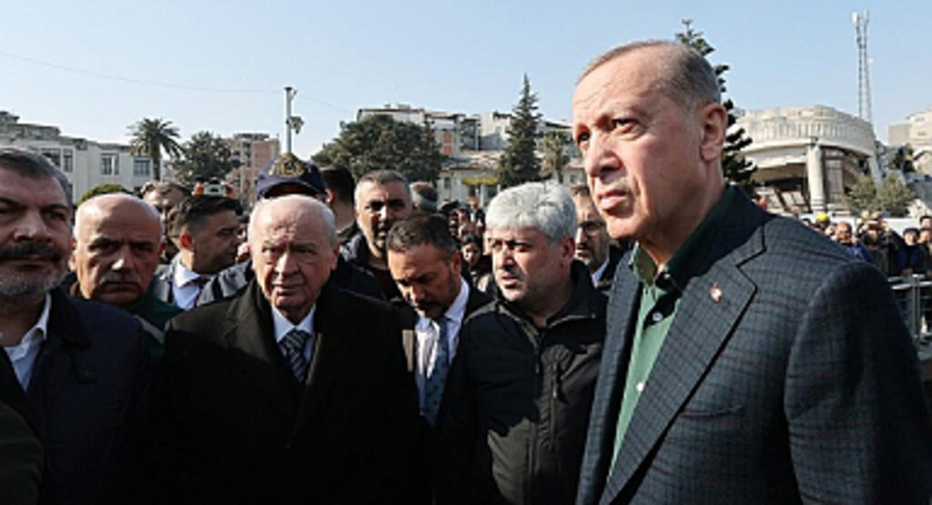 SON DAKİKA | Cumhurbaşkanı Erdoğan ve MHP lideri Bahçeli deprem bölgesinde! İki lider Hatay'da incelemelerde bulunuyor