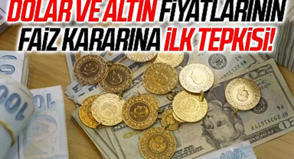 Son dakika: Gram altın ve dolar/TL kurunun faiz kararına tepkisi (Gram, çeyrek, 22 ayar bilezik, Cumhuriyet altını fiyatı bugün ne kadar?)