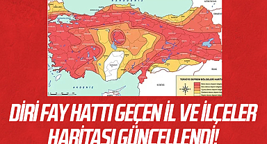 Türkiye'de deprem riski: MTA diri fay hattı haritasını açıkladı