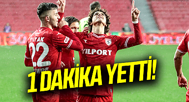 Emre Demir, Samsunspor'da şov yapıyor! 1 dakika yetti