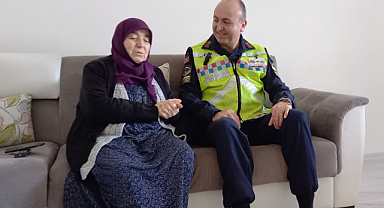 Havza’da jandarmadan şehit ailelerine ziyaret