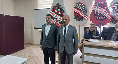 Hüseyin Sönmez Alaçam Muhtarlar Derneği başkanlığına yeniden seçildi