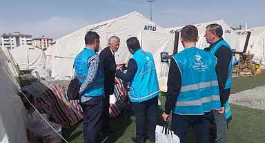 Salıpazarı Müftüsü Doğru, deprem bölgesi Afşin'de görevlendirildi
