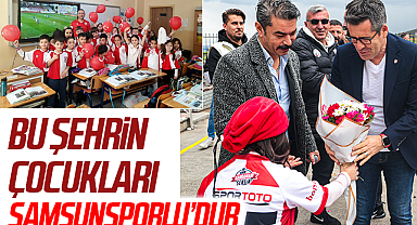 Samsunspor, Hasköy Cumhuriyet İlkokulu'nu Ziyaret Etti