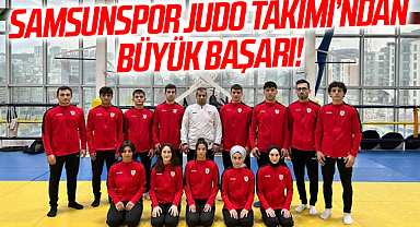 Samsunspor judo takımı, Türkiye şampiyonasından madalyalarla döndü