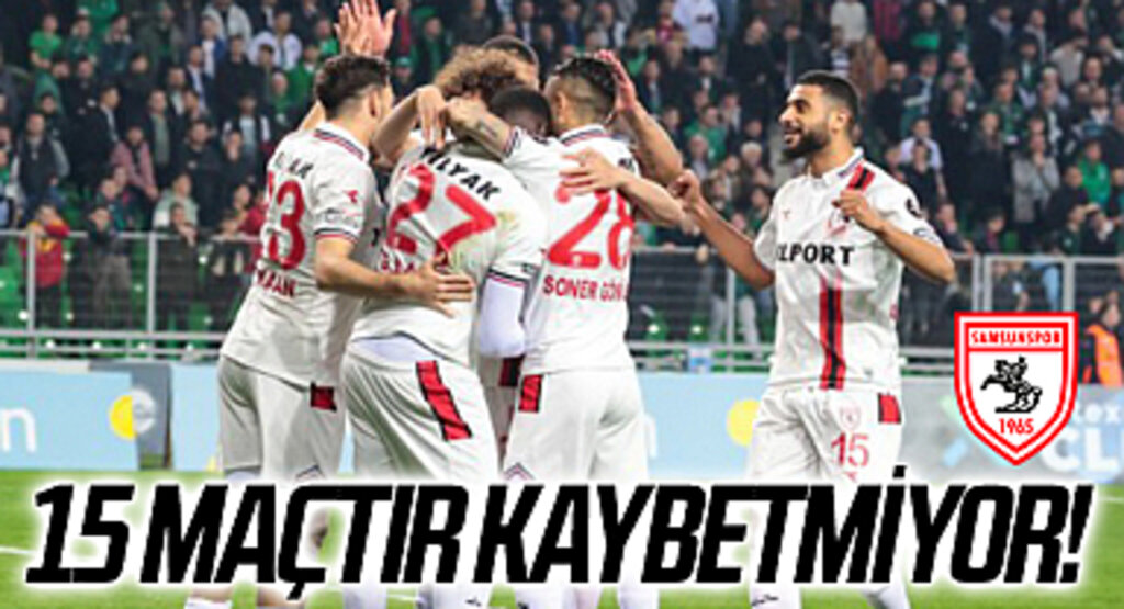 Samsunspor, ligde yenilmezlik serisini 15 maça çıkardı