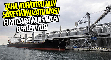 Tahıl Koridoru'nun süresinin uzatılması fiyatlara yansıması bekleniyor