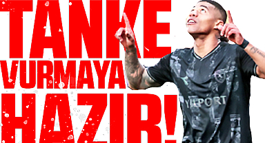 Tanke vurmaya hazır!