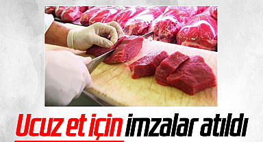 Ucuz et için imzalar atıldı
