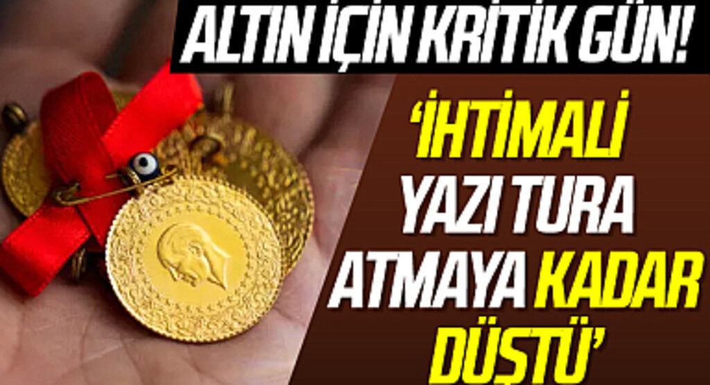 Altın fiyatları için sıradaki hamle belli oldu! Uzman isim, ‘ihtimali yazı tura atmaya kadar düştü’ diyerek uyardı: O rakam aşılırsa yeni rekor yolda…